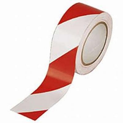 Picture of Barrier Tape Red & White 500 metres per roll x 75mm
