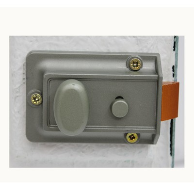 Picture of Green GRP Kiosk c/w single door/backboard/lock. 990x650x450mm (HxWxD)