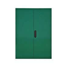 Picture of Green GRP Enclosure c/w double door/backboard/lock. 1154x800x640mm (HxWxD)