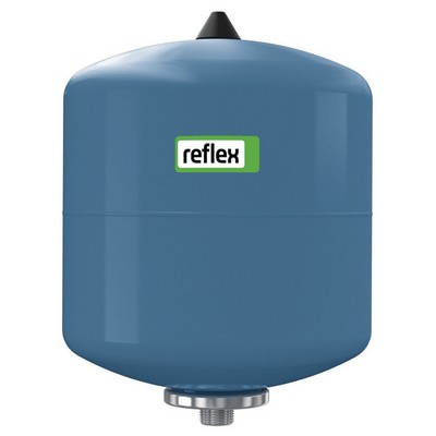 Picture of Reflex DE 8 litre vert. pipe mount Pressure Vessel with ¾" SS flange. 10 Bar