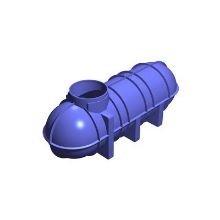 Picture of Poly Puratank 3400 litre Underground Tank. L:3690 W:1260 H:1360mm. Del EXTRA